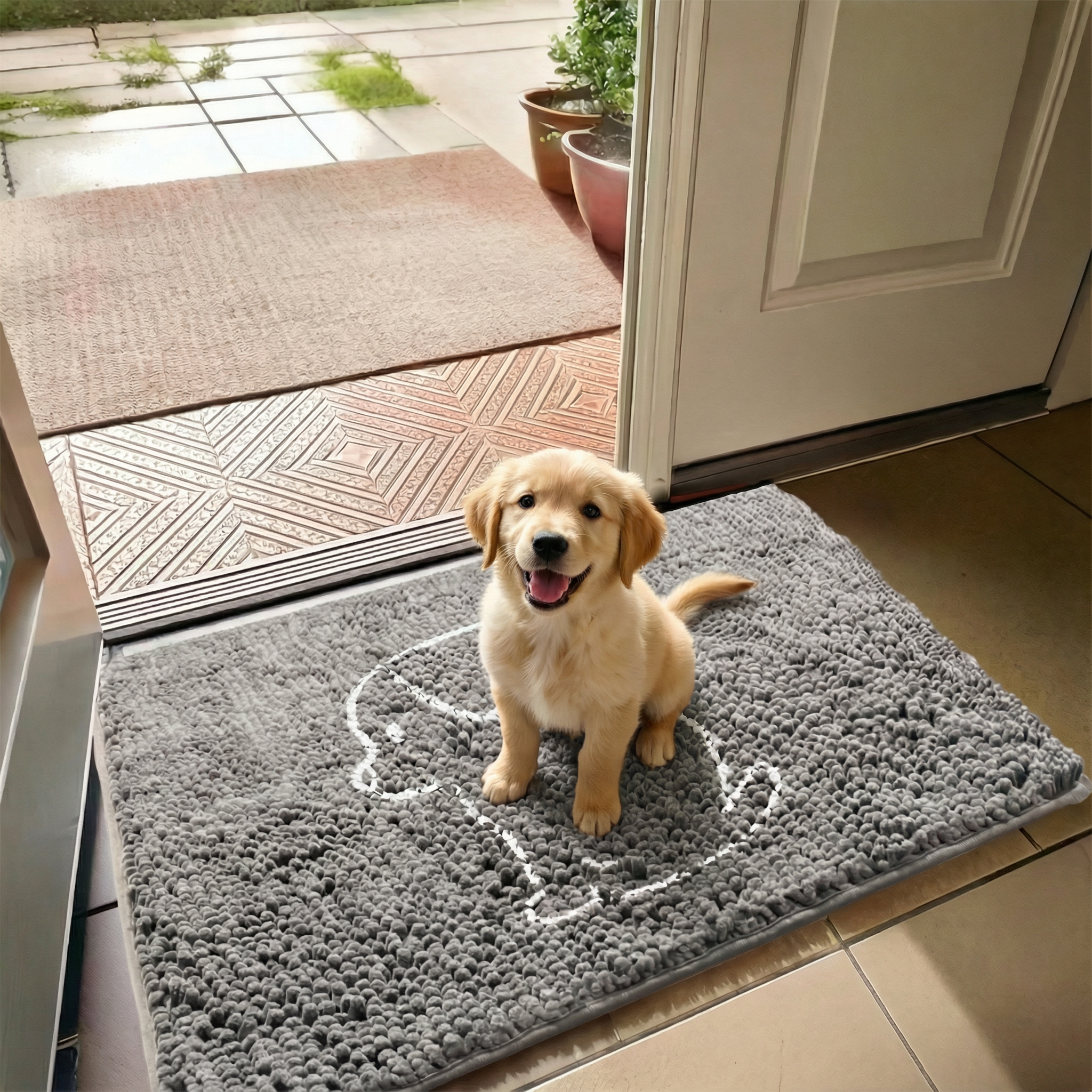 Cleanry Pets® - Sitting Puppy Embroidery