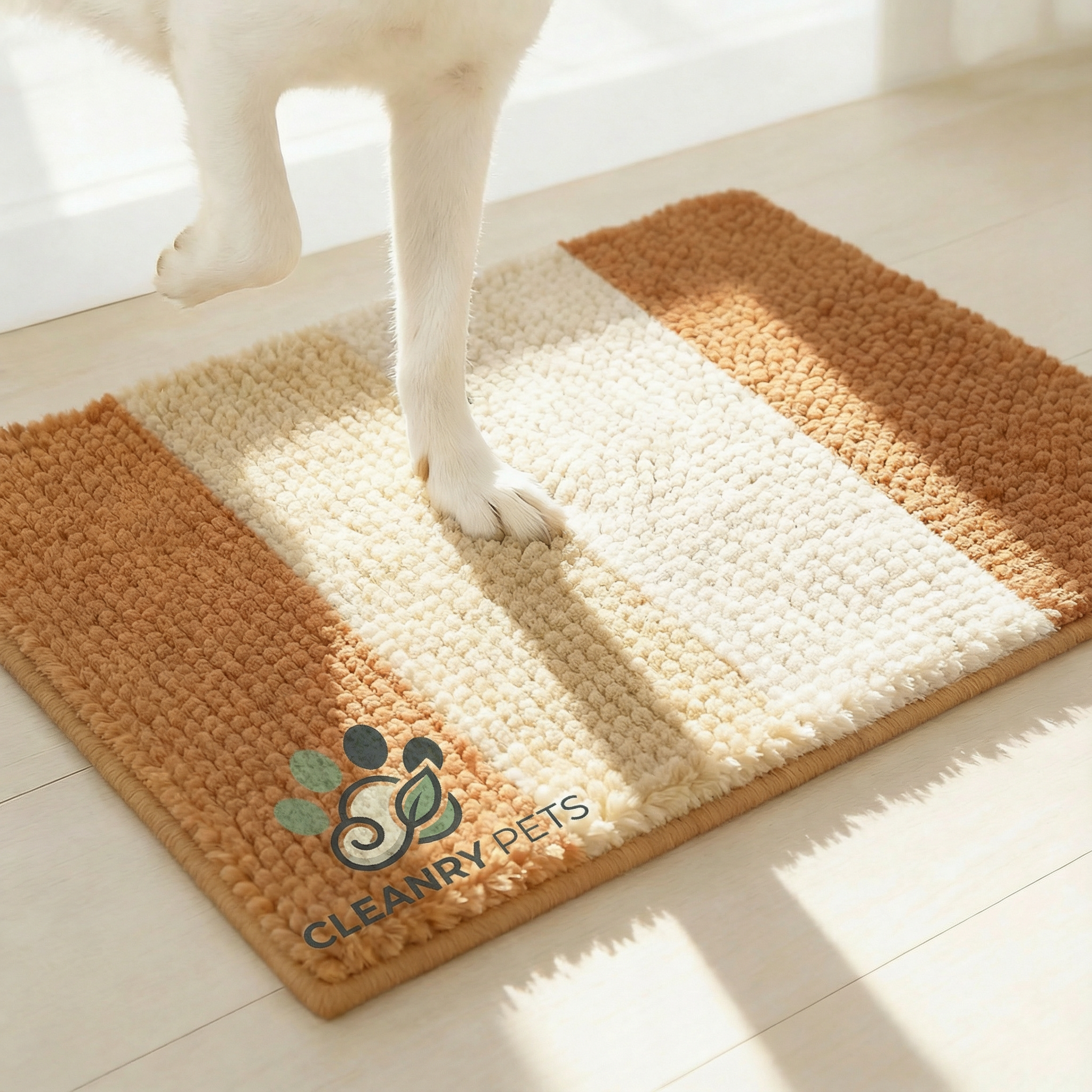 Cleanry Pets® Absorbent Dog Door Mat for Paw