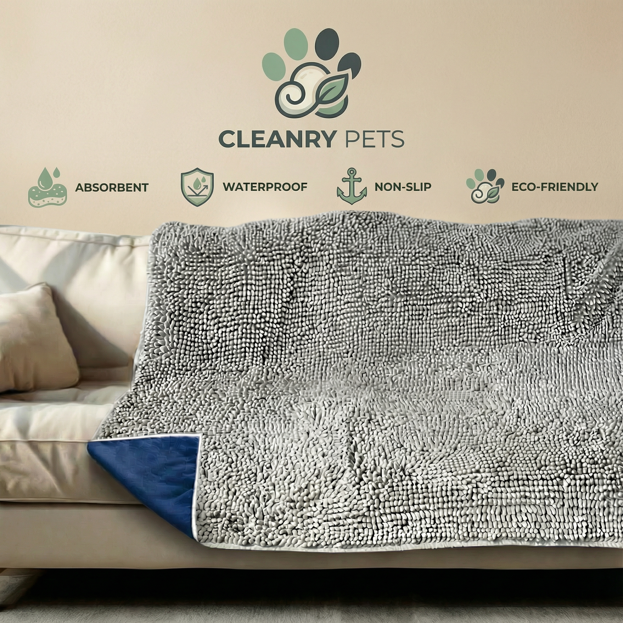 Cleanry Pets® – Dog Blanket for Couch & Car