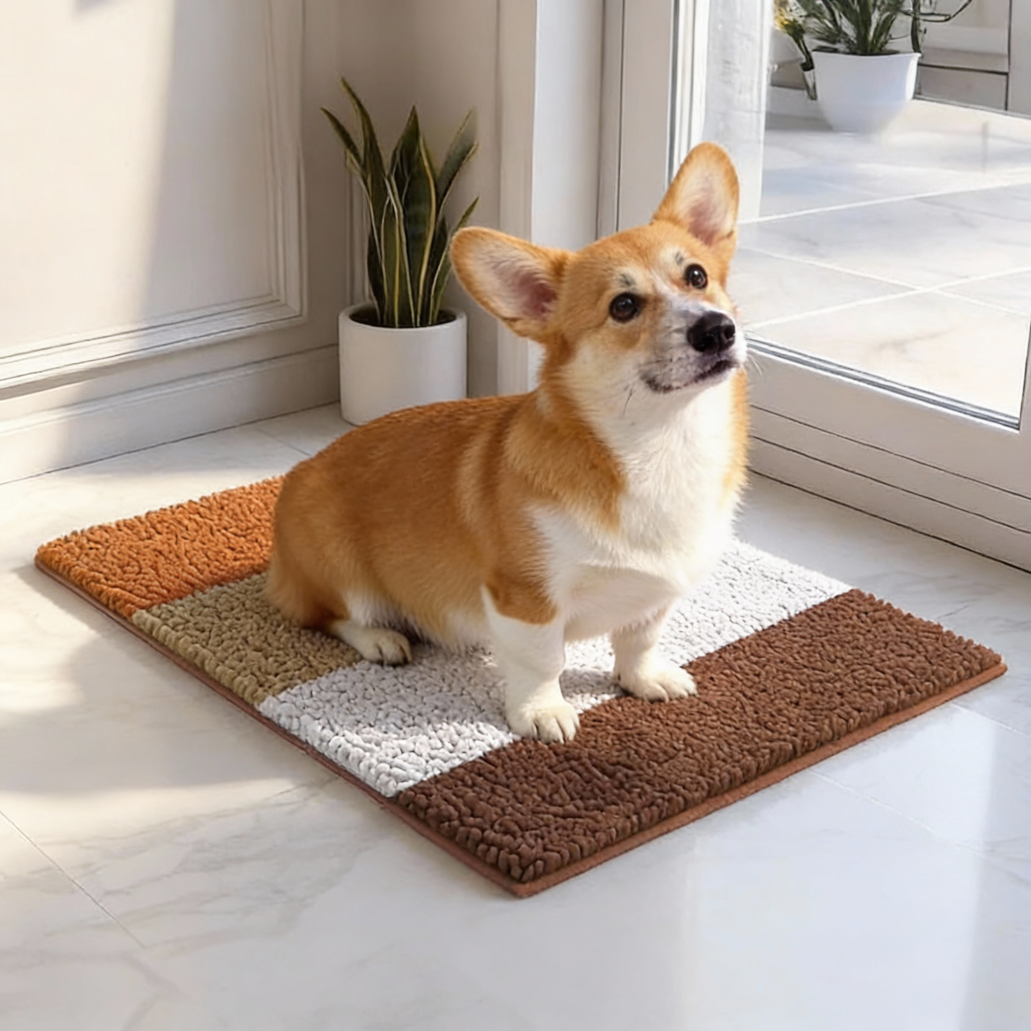 Cleanry Pets® Absorbent Dog Door Mat for Paw