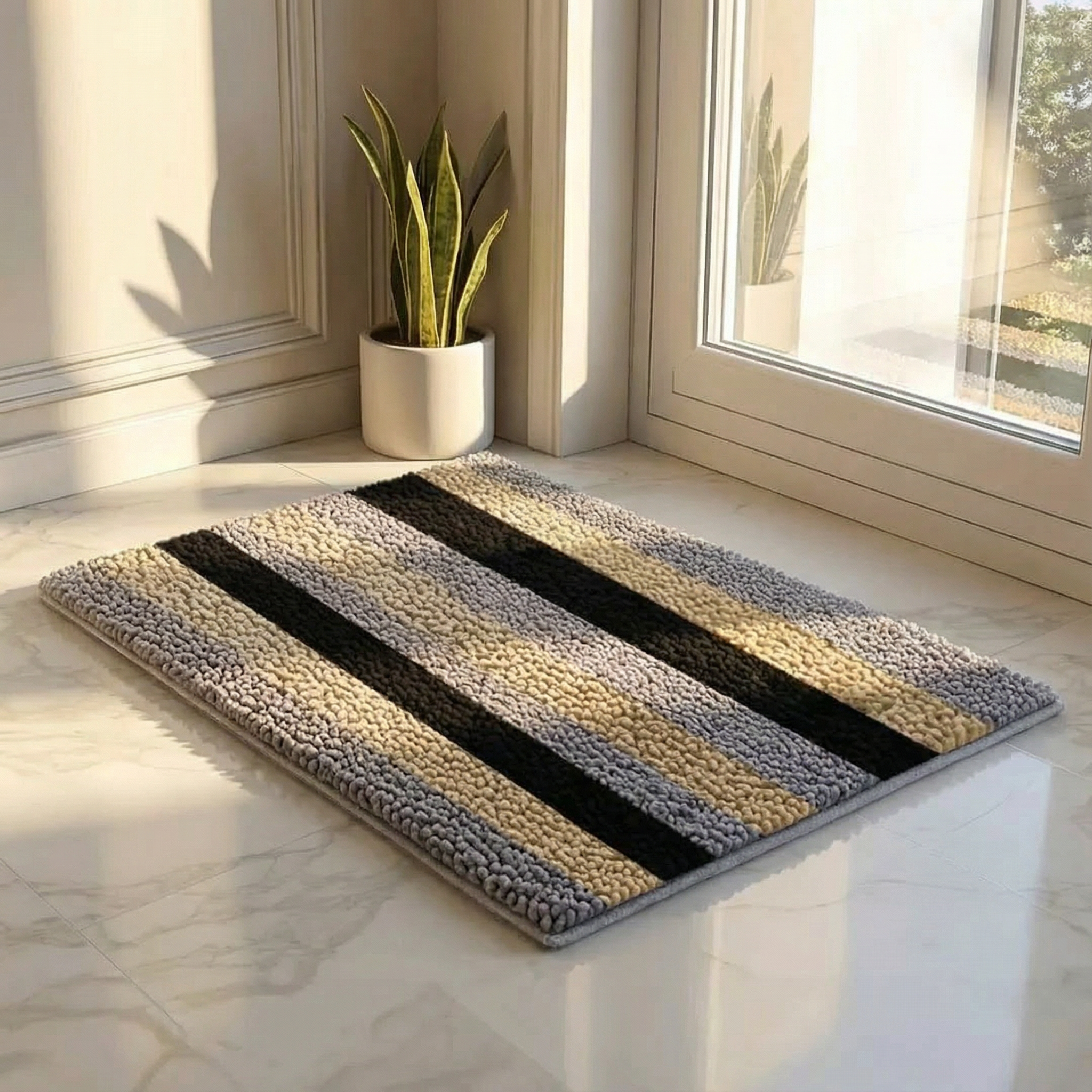 Cleanry Pets® Chenille Dog Door Mat – Non-Slip & Washable