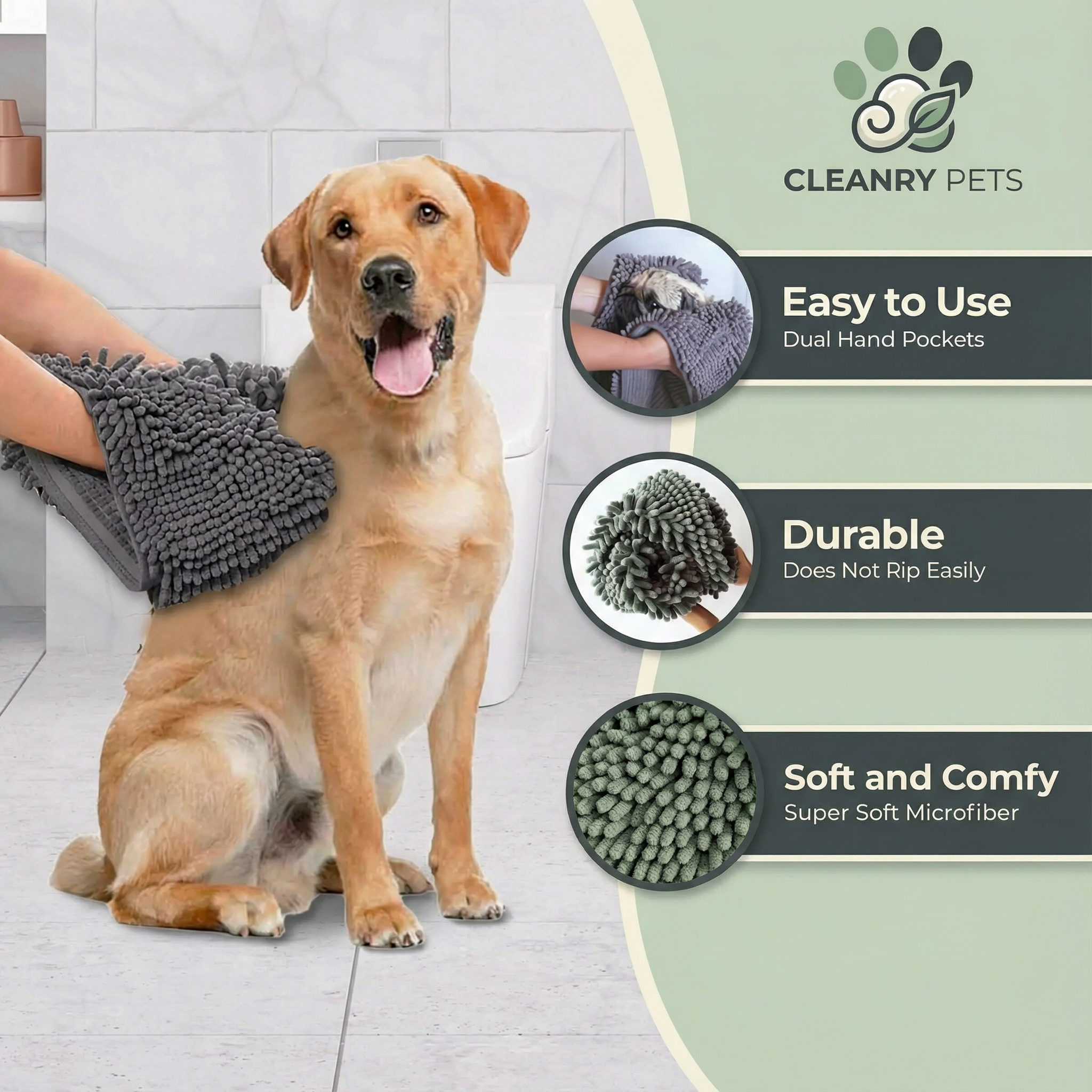 Doggy Dryer Shammy Towel – The Best Dog Towel Available!