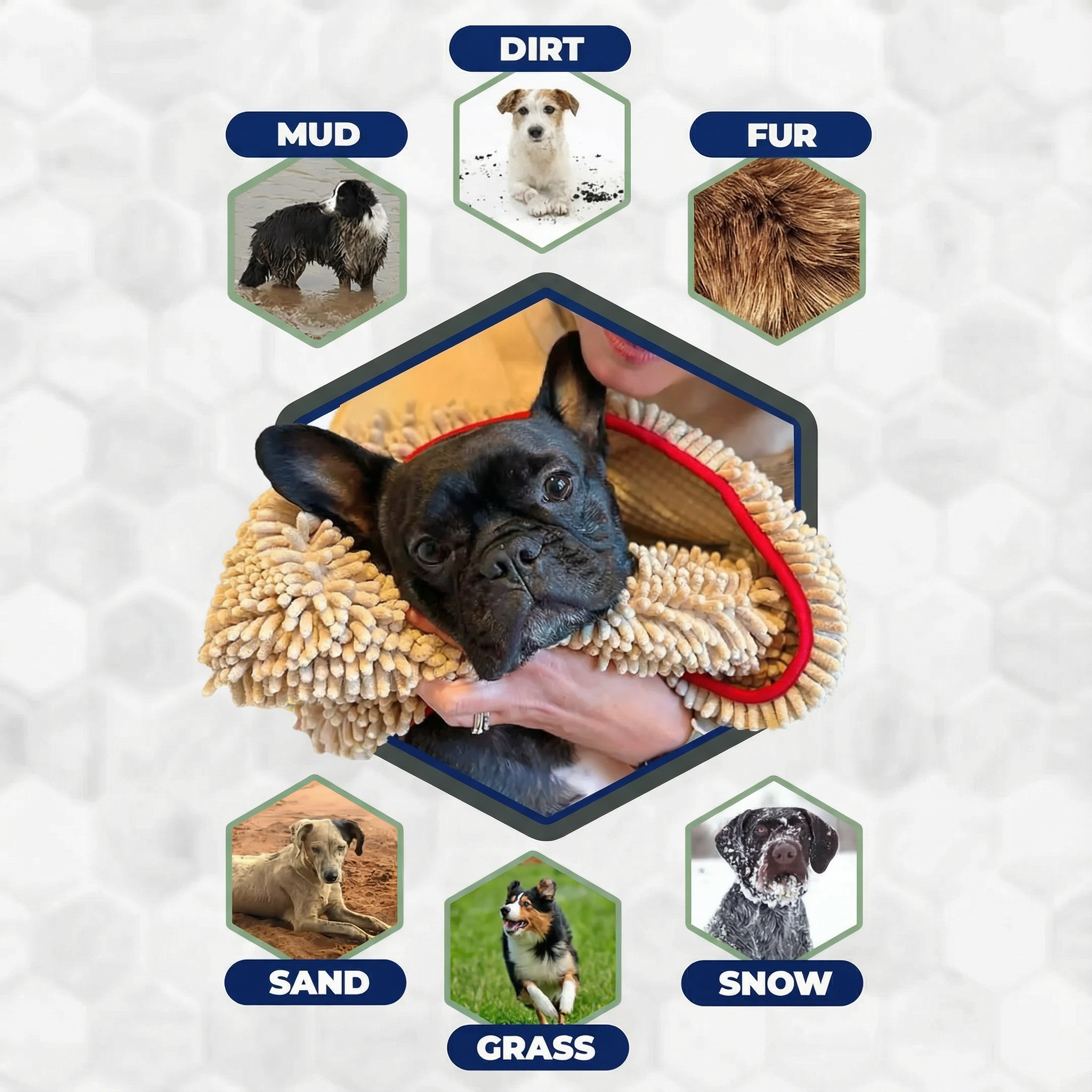 Doggy Dryer Shammy Towel – The Best Dog Towel Available!
