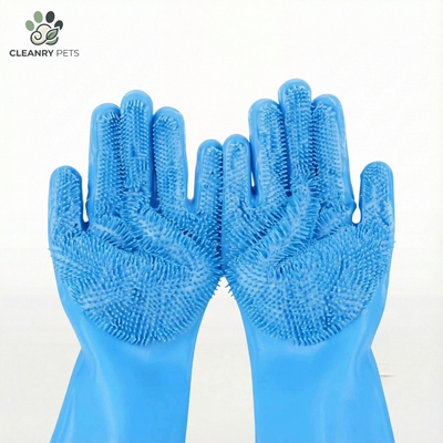 Rubber Scrubbers - Pet Bathing & Grooming Gloves